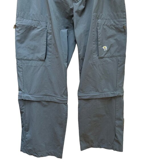 Mountain Hardware Convertible Outdoor Hiking Pants Dark Gray Women's Size 8‎ - Picture 3 of 7